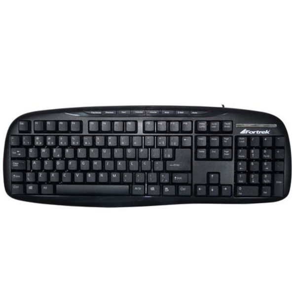 TECLADO USB FORTREK MULTIMEDIA 1-2