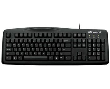 Teclado Microsoft Wired Keyb 200* USB Win Start Button Black