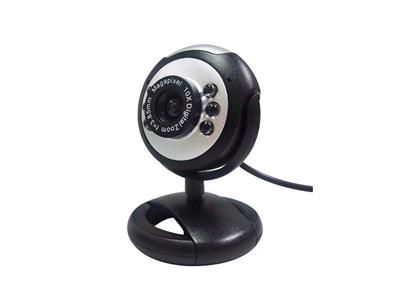 WEBCAM PCTOP BLISTER PRETO E PRATA WCPP02